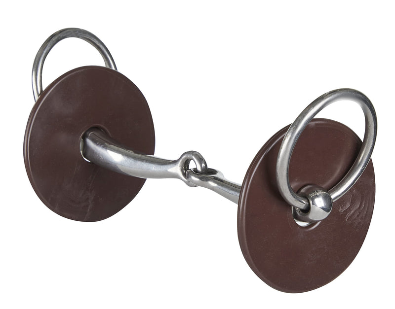 LeMieux Silicone Horse Bit Equestrian Rings Pairs - Soft, Pliable Reduces Chafing & Rubbing Brown - BeesActive Australia