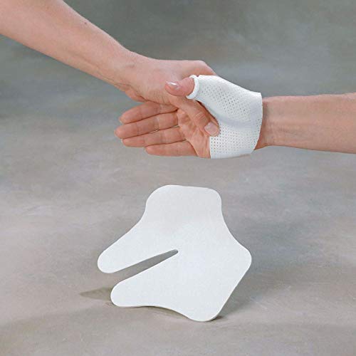 Rolyan Functional Position Splint, TailorSplint - Solid 1/8" (3.2mm), Beige, Small 3/PK, Perforated Splinting Material, Restricts Movement, Preformed Hand & Wrist Support, Thermoplastic Splinting
