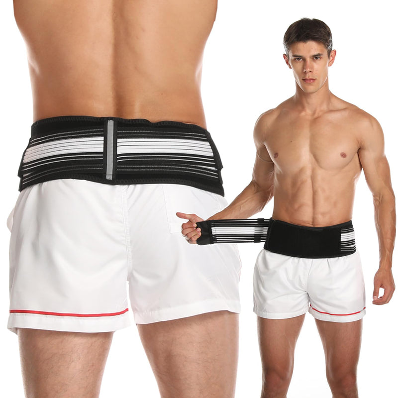 Paskyee Sciatica Belt, Sacroiliac Hip Band for Men Women - Sciatic, Lower Back, Si Joint, Pelvic pain Relief Regular Regular ( Hip Size 30"-47") - BeesActive Australia