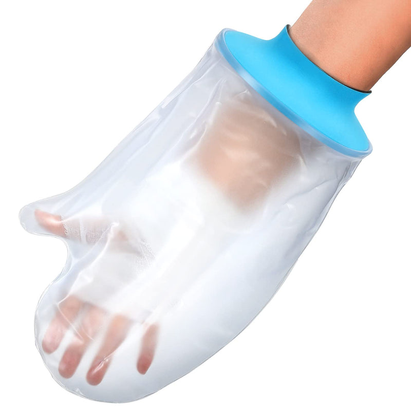 Asunby Waterproof Hand Cast Covers for Shower Adult Bath Watertight Wrist Wound Protector Resuable Bandage Sleeve Bags for Broken Hand, Wrist, Fingers, After Surgery Burns Adult/Kids Hand - BeesActive Australia