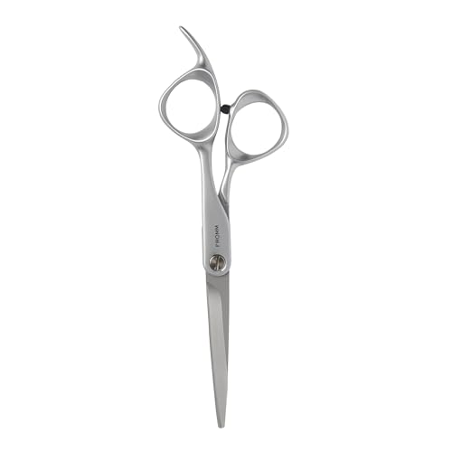 Fromm Transform 5.75" Hair Cutting Shears for Wet & Dry Hair, Matte Silver Japanese Steel Scissors with Beveled Blade for Experienced, & Professional Stylists, Cosmetology & Salon Supplies 5.75" Shear
