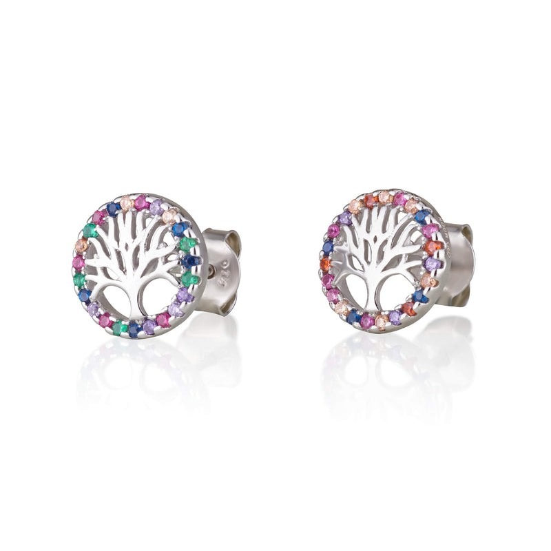Tree of Life Earrings, Pomegranate Earrings, Star of David Earrings, 925 Sterling Silver Israeli Made Jewelry, Jewish Jewelry for Women, Kabbalah Jewelry, Made in Israel, Holy Land Gifts, Bible, Spiritual, Blessings kke115m - BeesActive Australia