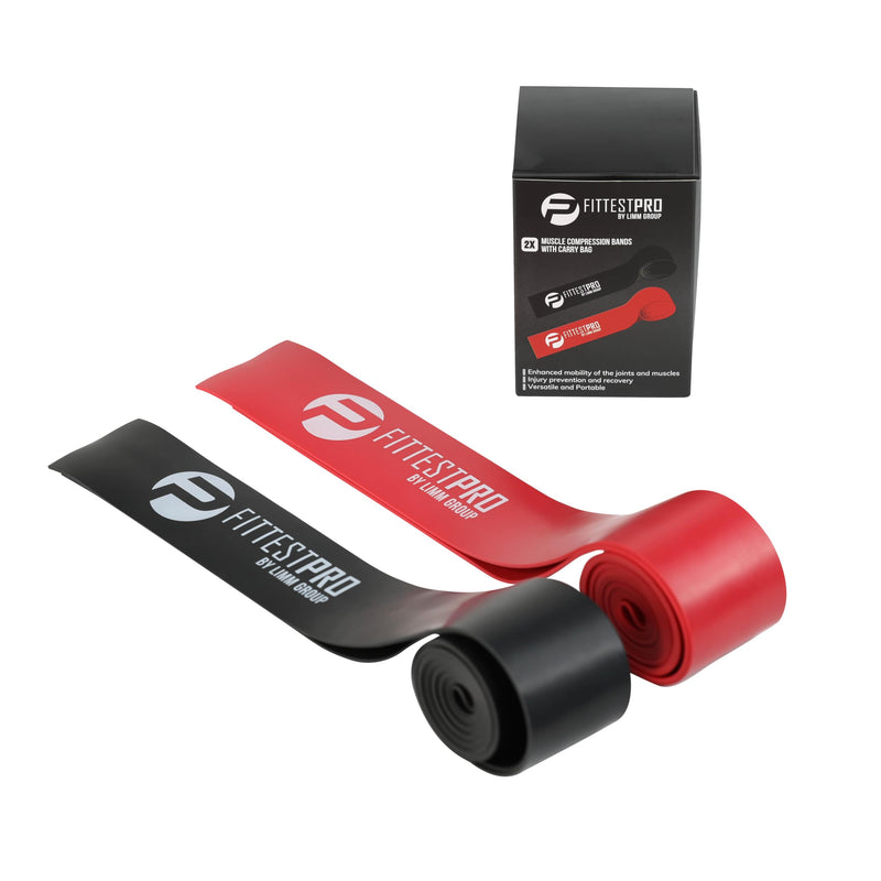 Limm Muscle Compression Floss Bands - Tack and Flossing Bands for Mobility, Fitness, and Recovery - Best for Athletes Standard
