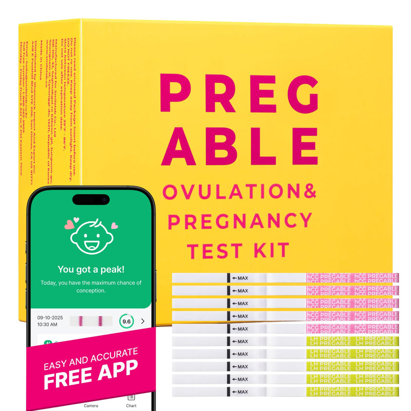 Combo Kit: 50 Ovulation Tests & 20 Pregnancy Tests, Free Tracker app, SmileReader, OPKs, HPTs (50LH + 20HCG (Pack of 1)) 70 Count (Pack of 1) - BeesActive Australia