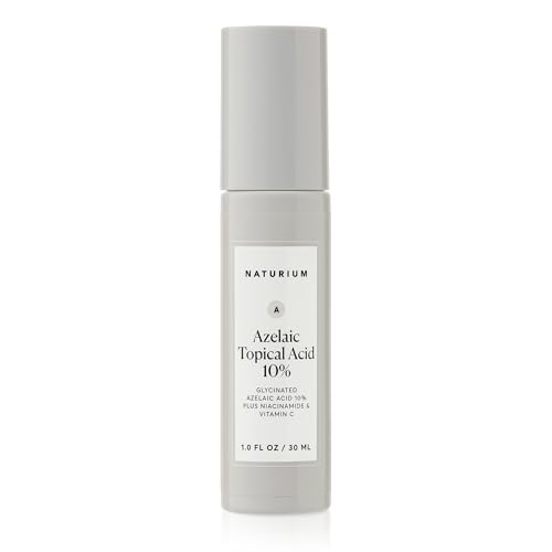 Naturium Azelaic Topical Acid 10% Serum, Niacinamide & Vitamin C, 1 fl oz 1 Ounce (Pack of 1)