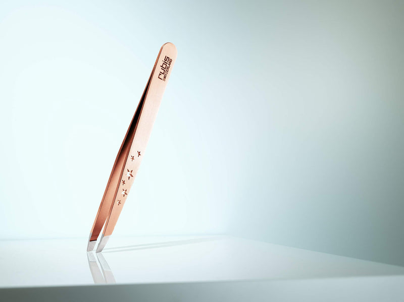 Rubis Tweezers Classic Six Stars Red Gold - 1K103CTRED,Rubis Switzerland Swiss Made World Renowned Precision - BeesActive Australia