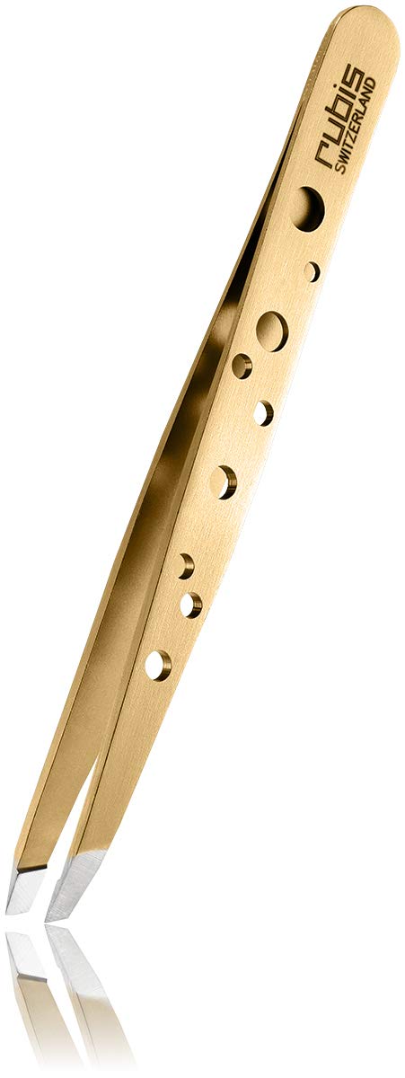 Rubis Tweezers Classic Elegance Gold - 1K111GOLD,Rubis Switzerland Swiss Made World Renowned Precision - BeesActive Australia