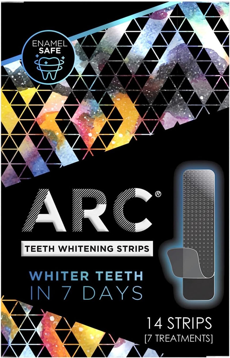 ARC Teeth Whitening Strip Kit, Smile Amplifier Kit, 14 Strips (7 Count Pack) - BeesActive Australia