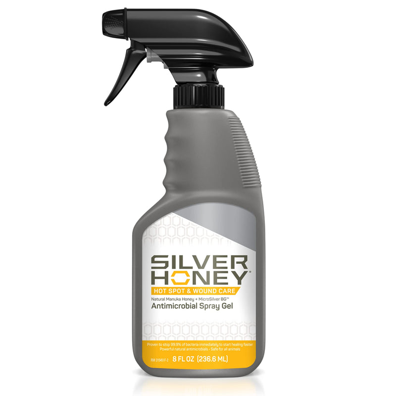 Absorbine Silver Honey Hot Spot & Wound Care Spray Gel for Dogs, Cats, Small Animals, 8oz Bottle - PawsPlanet Australia