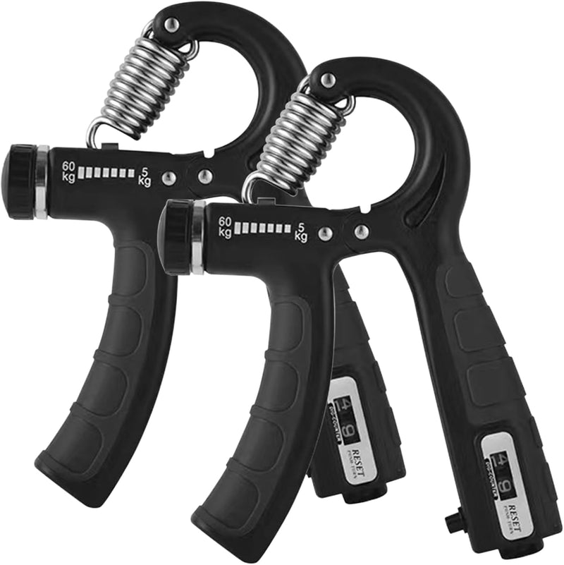 KDG Hand Grip Strengthener 2 Pack Adjustable Resistance 10-130 lbs Forearm Exerciser，Grip Strength Trainer for Muscle Building and Injury Recovery for Athletes - BeesActive Australia