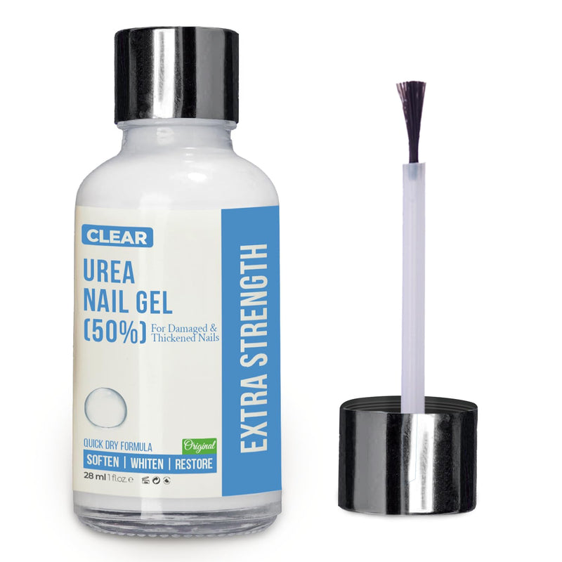 Urea 50% Nail Gel - Softens Cracked Heel Calluses & Thick Toenails - Repairs Damaged, Yellow, Discolored Nails – Highly Effective & Quick-Dry Fingernails & Toenail Treatment Blue Urea 50 - BeesActive Australia