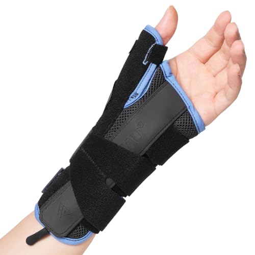 Velpeau Carpal Tunnel Wrist Brace with Thumb Support for Women & Men, S Left Hands Small (Pack of 1)