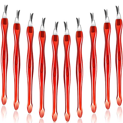 Mudder 30 Pcs Cuticle Cutter, V Shaped Stainless Steel Cuticle Remover Tool