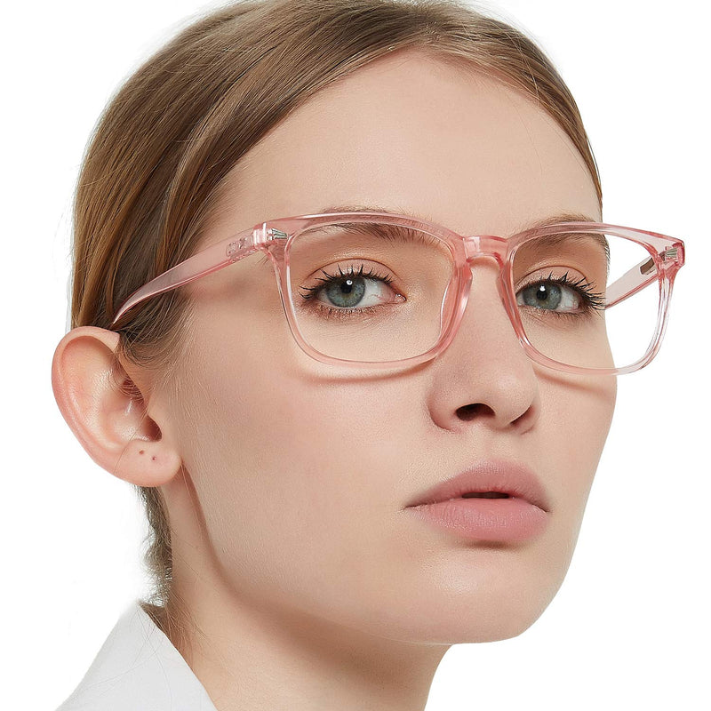 MARE AZZURO Computer Reading Glasses Women Blue Light Blocking Readers 0 100 125 150 175 200 225 250 275 300 350 400 500 600 (Pink, 1.5) Pink 1.5 x - BeesActive Australia