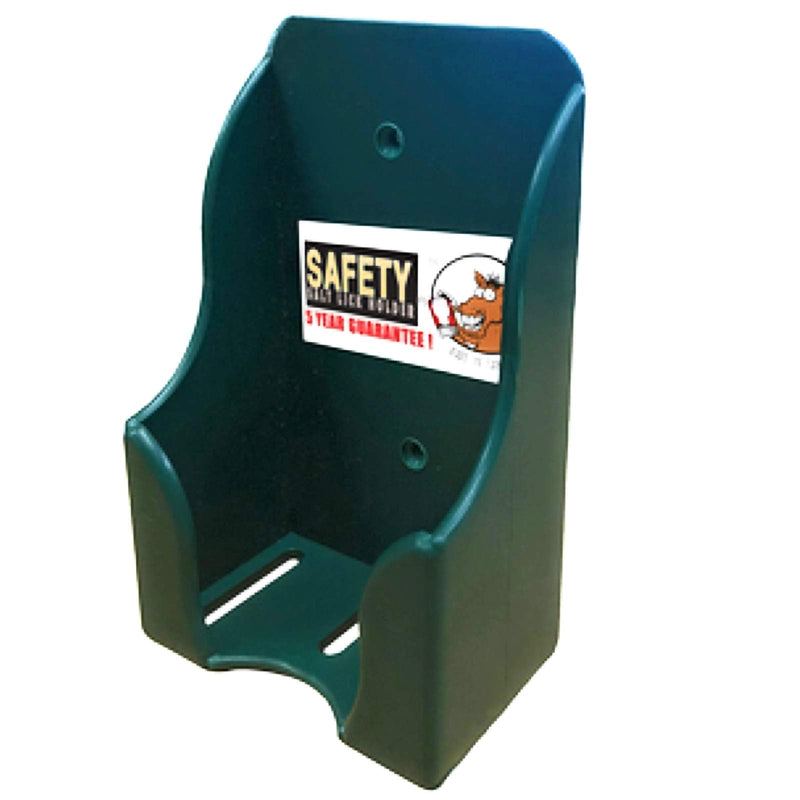 Safe-T Durable Plastic Salt Block Holder for Horses Made in Canada (Green) Green - PawsPlanet Australia