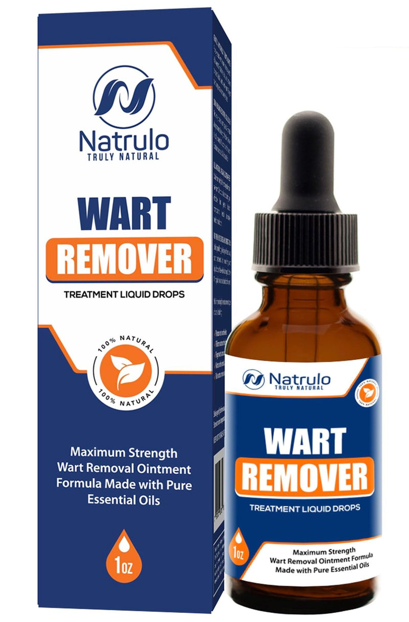 Natural Wart Oil Liquid Drops – Fast, Safe for Kids, Maximum Strength Wart Ointment with Pure Essential Oils – No Pain, No Scarring, Easy to Use on Face, Neck, Body, Hands, Feet - BeesActive Australia