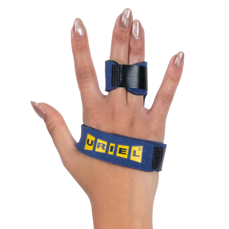 URIEL Adjustable Trigger Finger Splint for All Fingers – Comfortable Trigger Finger Brace for Daily Support, Strains and Sprains – Breathable Design, Secure Fit, One Size, Fits Left or Right Hand