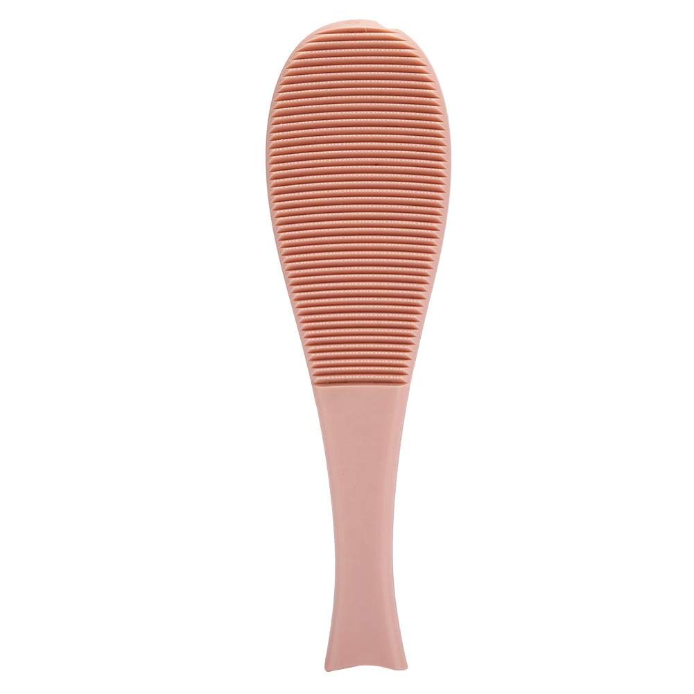 Cat Comb, Cat Tongue Textured Grooming Brush Fish Shape Cat Massage Comb Simulated Cat Tongue Brush Groomer Hair Care Tools for Dogs and Cats() Combs Pink