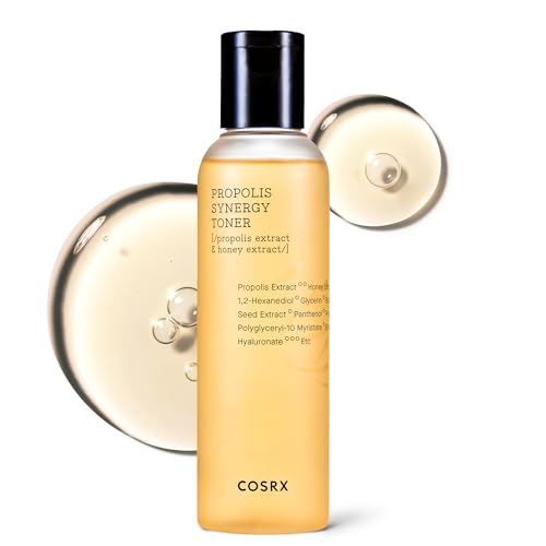 COSRX 72% Propolis Honey Toner, 3X Increase in Moisture Level, 5.07 fl.oz 5.07 fl.oz (Pack of 1)
