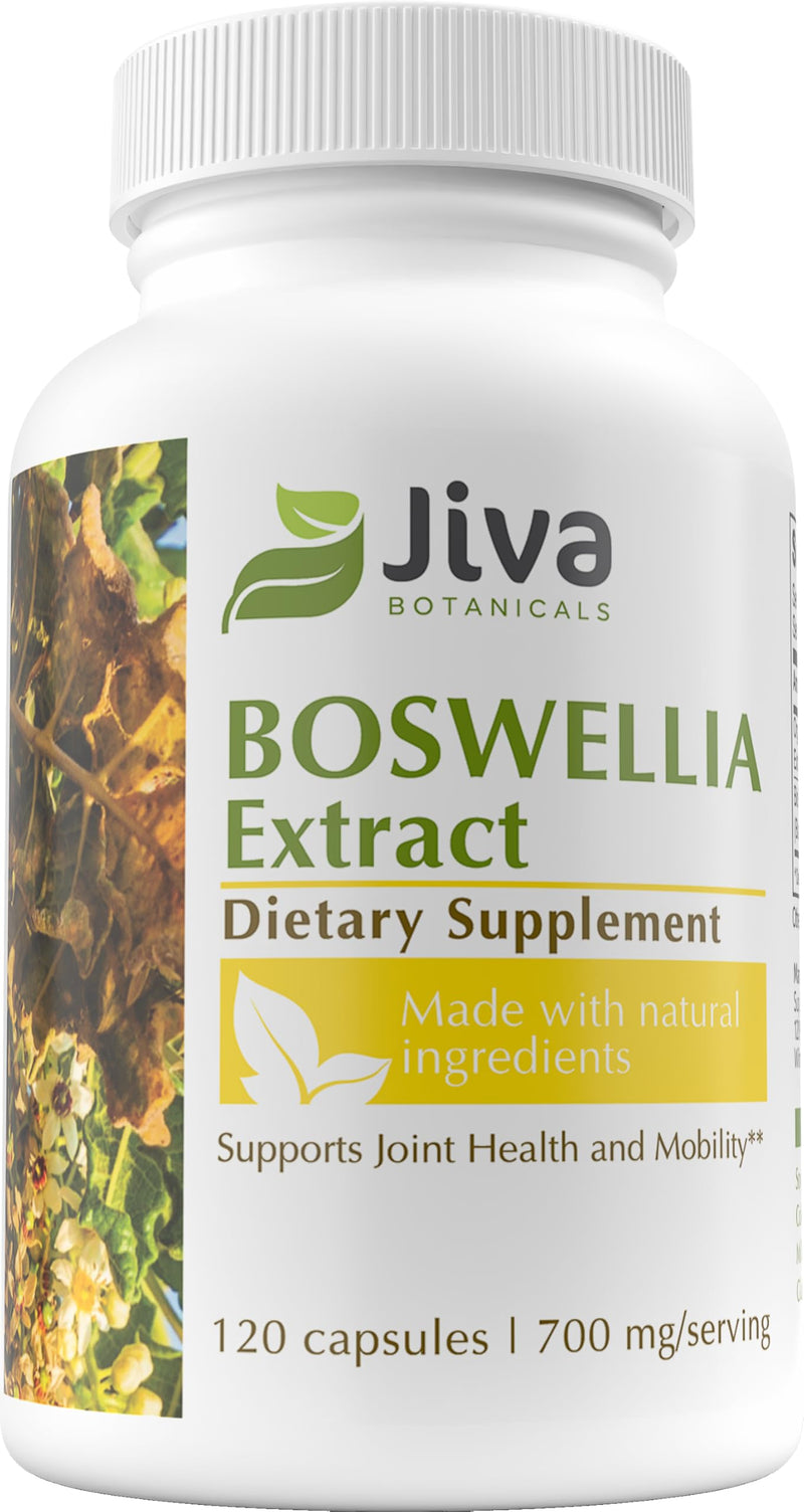 Boswellia Extract Capsules - Organic Boswellia Serrata Extract Capsules containing Frankincense Powder and Bioperene (Black Pepper Fruit Extract) - Boswellia Supplement - 120 Capsules - BeesActive Australia