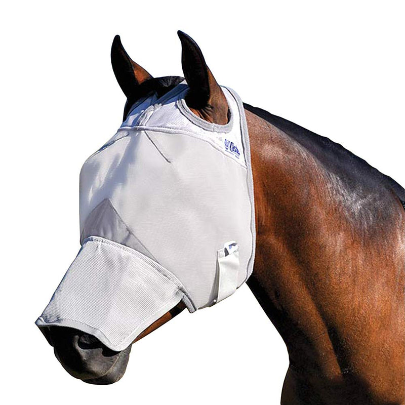 Cashel Crusader Horse Fly Mask with Long Nose Arab/Cob/Small Quarter Horse