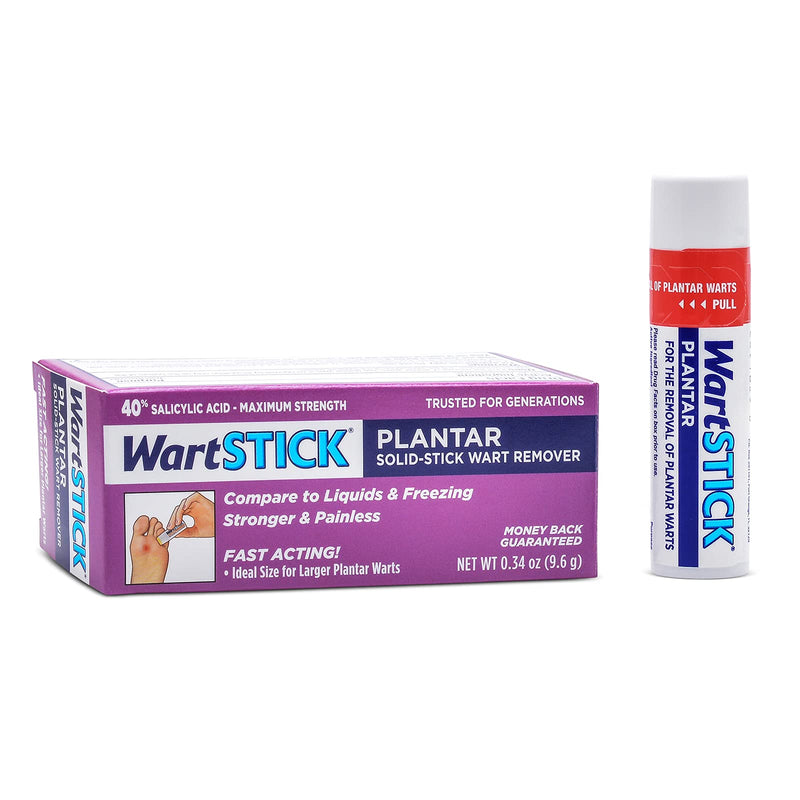 WartStick Plantar Maximum Strength Salicylic Acid Solid-Stick Plantar Wart Remover, 0.34 Oz - BeesActive Australia