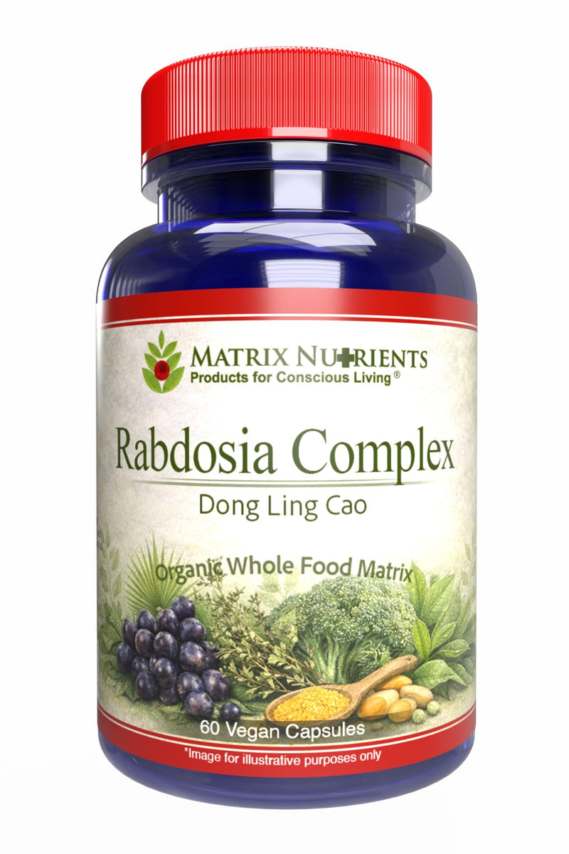 RABDOSIA Complex - Highly Potent Antioxidant for Maximum Cell Protection! - 100% Natural Ingredients: Rabdosia Extract, Green Tea, Resveratrol, Rutin - Vegan Capsules (60ct) 60ct
