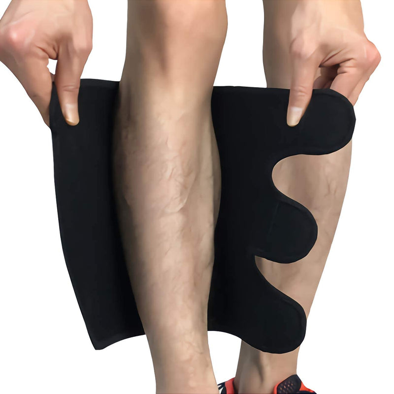 Calf Brace, Shin Splint Compression Sleeve (1 Pair) for Swelling, Edema, Hiking, Training, Adjustable Calf Support, Shin Brace for Men and Women XX-Large