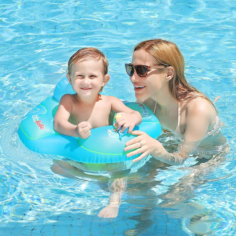 Swimbobo Baby Swimming Pool Float Inflatable Toddler Swim Pool Seat Floating Ring for Kids Aged 2-4 Years Old (Blue,Large) - BeesActive Australia