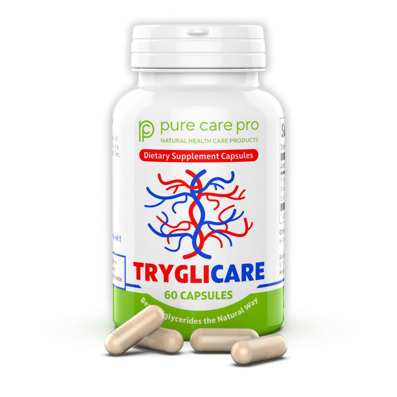Tryglicare All-Natural Triglyceride Lowering Supplement – Premium Herbal Formula to Balance and Maintain Healthy Triglyceride & Cholesterol Levels – 60 Vegan, Gluten-Free Capsules