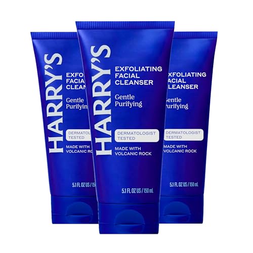 Harry's Exfoliating Face Wash for Men - 5.1 fl oz (3 Pack) 5.1 Fl Oz (Pack of 3)