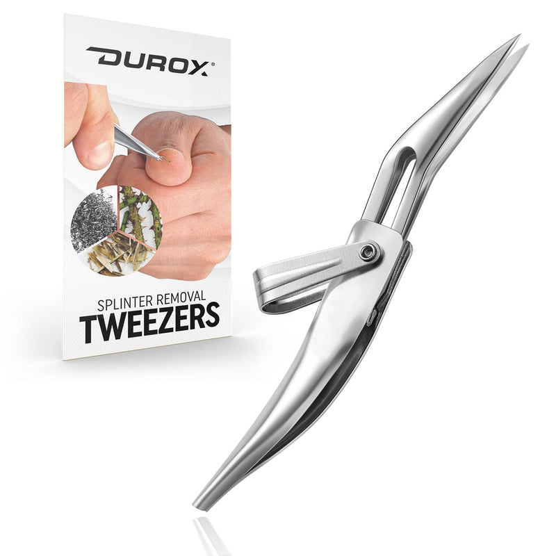 DUROX- Splinter Remover. Splinter Tweezers for Splinter Removal. Sliver Remover to Remove Splinter Out. Sharp Tweezers to Extract Cactus, Wood and Metal Splinter. Pointy Tweezers for First Aid Kit - BeesActive Australia