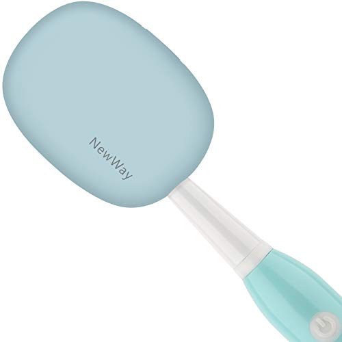 NewWay Mini Toothbrush Cover Rechargeable Travel Toothbrush Case with Holder for Houshold and Traving or Business Trip Blue