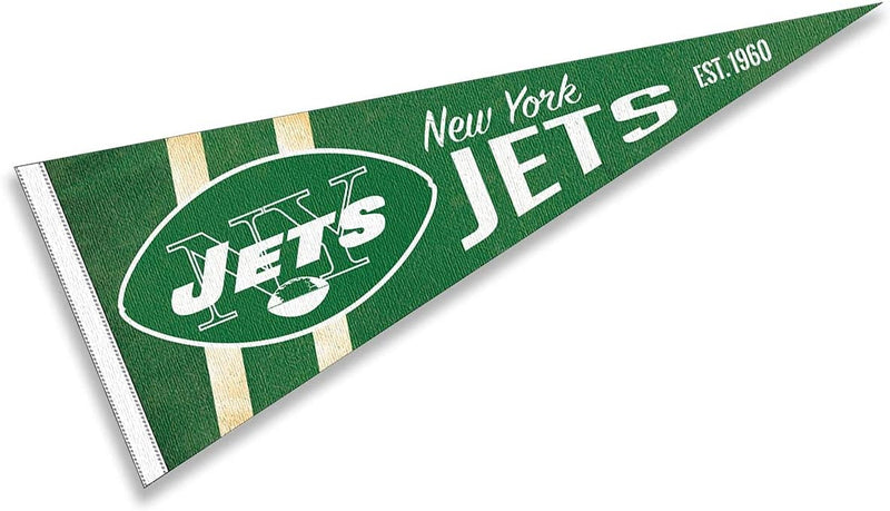 WinCraft New York Jets Pennant Banner Flag - BeesActive Australia