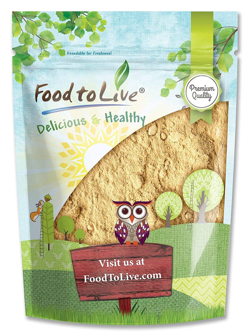 Food to Live Yellow Maca Powder, 1 Pound – Raw Ground Maca Root, Vegan, Kosher, Keto, Non-Gelatinized, Bulk, Rich in Vitamin C 1.0 Pounds