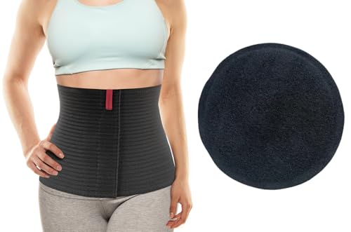 ORTONYX 10.25" Abdominal Binder 3XL & Umbilical Hernia Pad Bundle