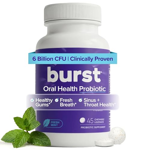 Burst Dental Probiotics (45 Count) | Oral Probiotics for Teeth and Gums