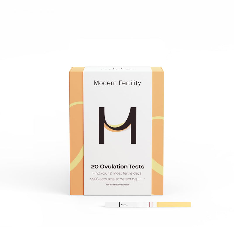Modern Fertility Ovulation Test | Reliable at-Home Test Helps You Identify Fertile Days, Predict Ovulation, and Get in Sync with Your Cycle| 20 Test Strips 20 Count (Pack of 1) - BeesActive Australia