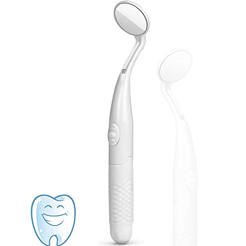 Dental Mirror with Light,Teeth Inspection LED Anti-Fog Mouth Mirror,Dentist Oral Care Tool