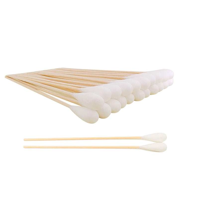 6 Inch Long Cotton Swabs,Large Cotton Buds with Bamboo Handle for Dogs, Specifically Designed for Dogs,Professional Big Cotton Swabs，Dogs Ears Large Cotton Swabs 100pcs 100 Count (Pack of 1) - BeesActive Australia