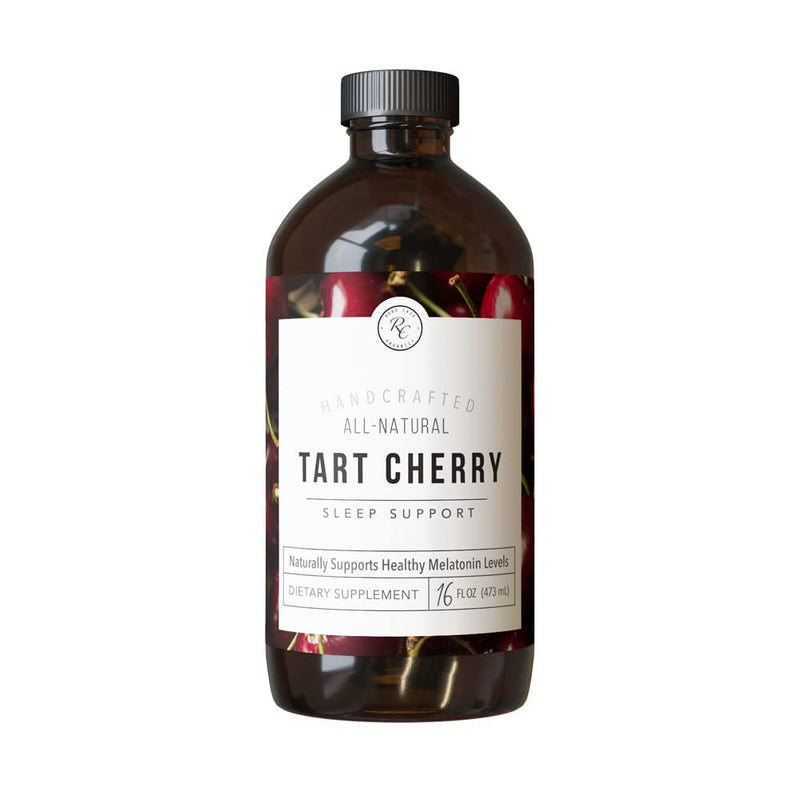 Rowe Casa Organics Tart Cherry Organic Sleep Support with Valerian Root, Supports Sleep Cycle Regulation and Muscle Recovery (16 Fl Ounces) - BeesActive Australia