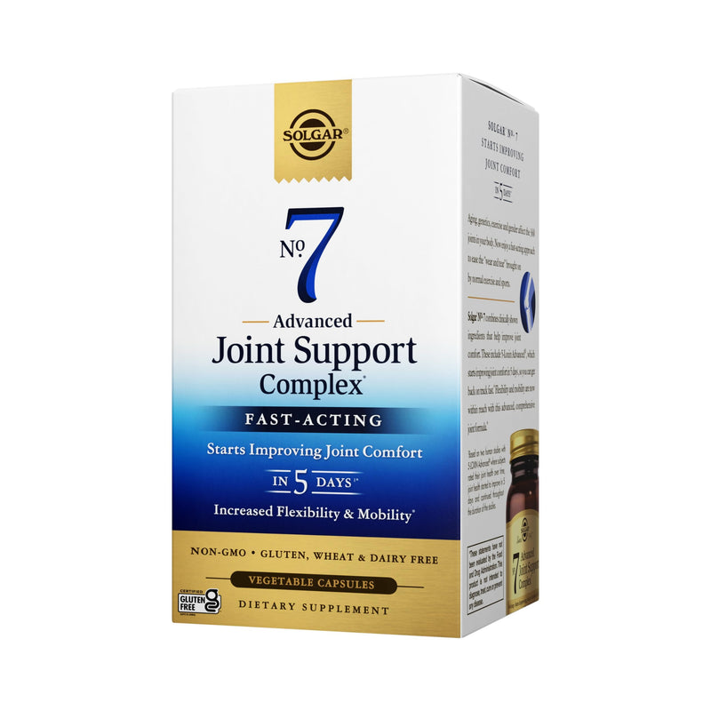 Solgar No. 7, Joint Support & Comfort Supplement, 105 Vegetable Capsules | Increased Mobility & Flexibility, For Men & Women with Ester-C Vitamin C, Gluten- Free, Non-GMO, Dairy Free - 105 Servings 105 Count (Pack of 1)