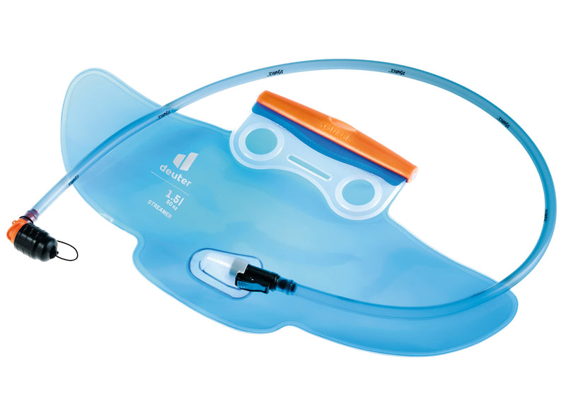 Deuter Streamer Hydration Bladder for Backpacking, Hiking, Road Running, Triathlon and Trail Running - 1.5L - Transparent