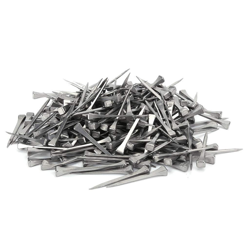 250Pcs Horseshoe Nails Size E5 Steel Head Nails Stained Glass Supplies for Leaded Stained Glass Projects, Horses and Rustic Decor