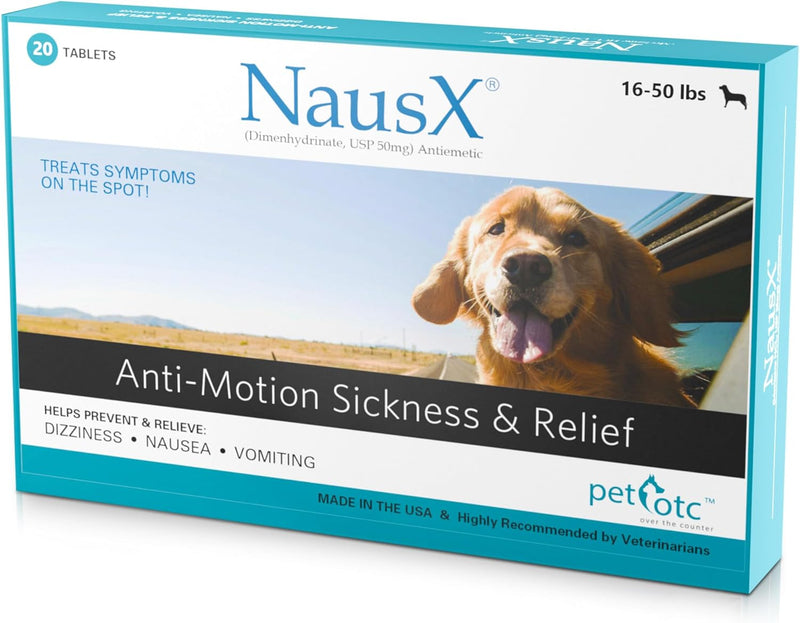 Anti-Motion Sickness & Relief for Dogs, MEDIUM 16 - 50lbs Medium Breed Dogs - BeesActive Australia