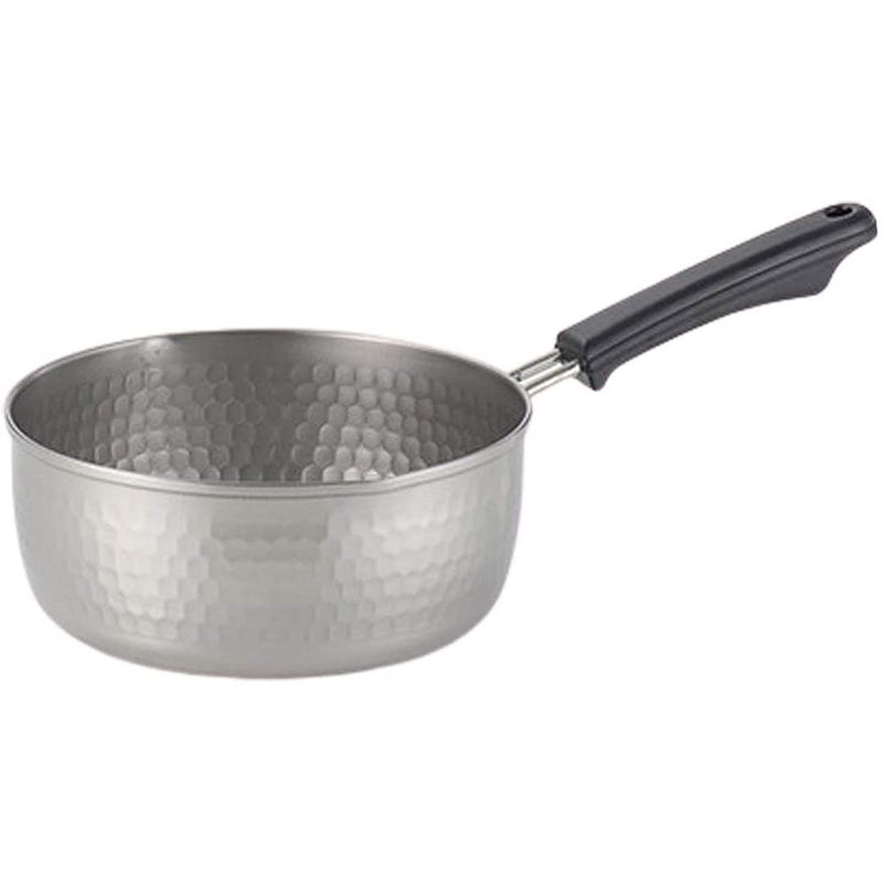 TIKUSAN Yukihira Pan Traditional Japanese Saucepan Stainless Steel Made in Japan with Two Sided Pour Spouts (7.1inch(18cm)) 7.1inch(18cm) - BeesActive Australia