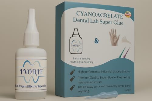 Ivorie Instant Bonding Glue Adhesive - Dental Lab (Thin - 1oz) THIN - 1oz