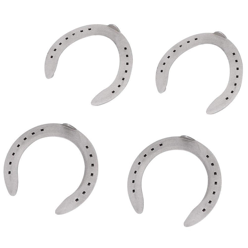 Horseshoe, 4pcs Aluminum Alloy Horse Shoes Horse Riding Equestrian Tools, for Horses That Have More Exercise or Work(13cm) - BeesActive Australia