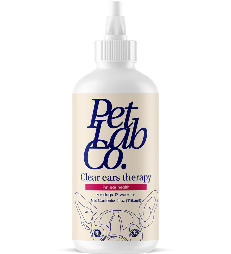 PetLab Co. - Clear Ears Therapy Ear Cleaner for Dogs - Supporting Yeast, Itchy Ears & Healthy Ear Canals - Alcohol-Free Dog Ear Wash - Optimized Dog Ear Cleaner Solution - Packaging May Vary Single Pack - BeesActive Australia