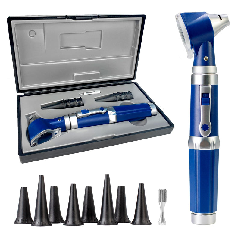 Scian Otoscope - Ear Scope with Light, Ear Infection Detector and Pocket Ear Checker Kit with 3X Magnify Lens, Suitable for Kids, Adults, Doctors, Pets(Blue) Blue - BeesActive Australia